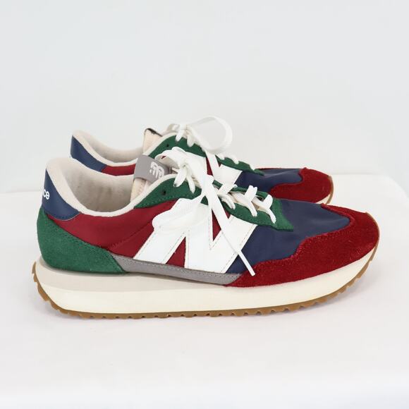 New Balance Men\'s 237V1 Scarlet Team Forest Green Size 9 main image 5